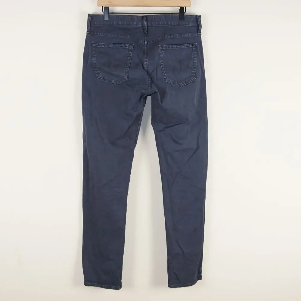 Adriano Goldschmied AG Kurabo Selvage Tellis Modern Slim Blue Jeans 32 x 34